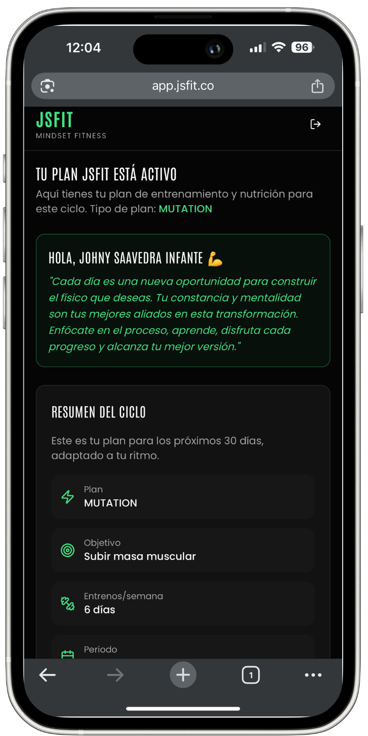 Ruta clara de entrenamiento, enfocado 100% a tus objetivos.